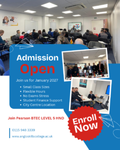 Join Us in January Intake